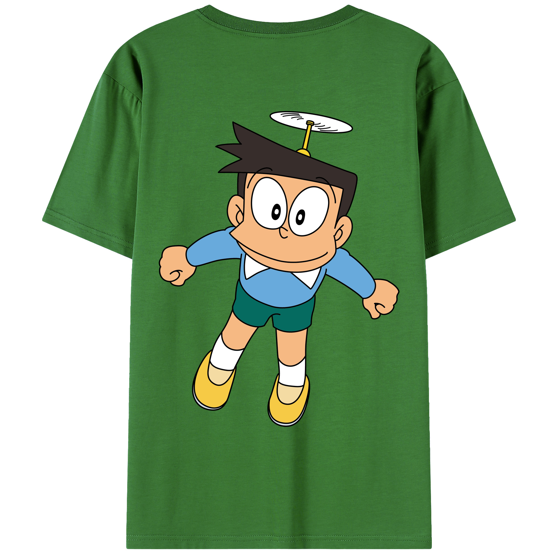 （画像用） ドラえもん 骨川 スネ夫 Doraemon Honekawa Suneo レディース半袖Tシャツ(バックプリント)